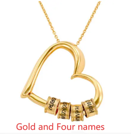 Personalized Heart Necklaces Women Jewelry Custom Name