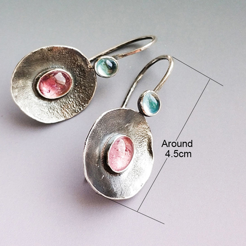 Title 1, Dangle Earring Pendientes Marbled Dripping