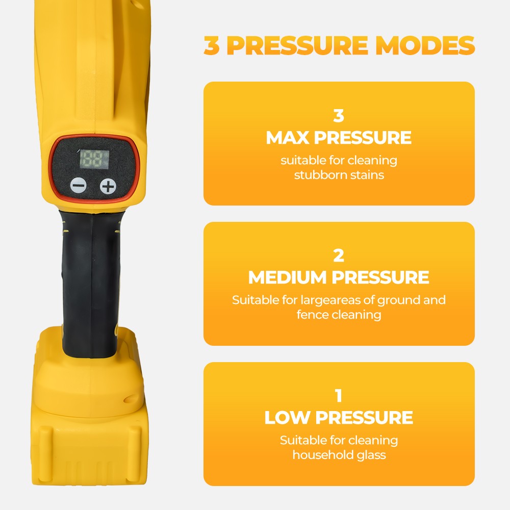 4000W Cordless Car High Pressure Washer Jet Water Cleaner Gun With 2 Battery — image 4