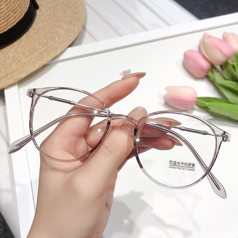 Title 6, Retro Elliptical Spring Leg Optical Lens Frame