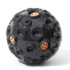 Dog Toy Ball For Aggressive Chewers Interactive Dog Ball Toy With Magical Squeaky Sound Durable Elastic Rubber Pet Chew Toys For Small Medium Large... - View 1
