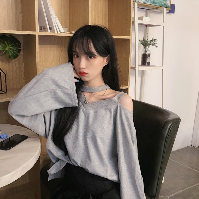 Women's Loose Long Sleeve T-shirt