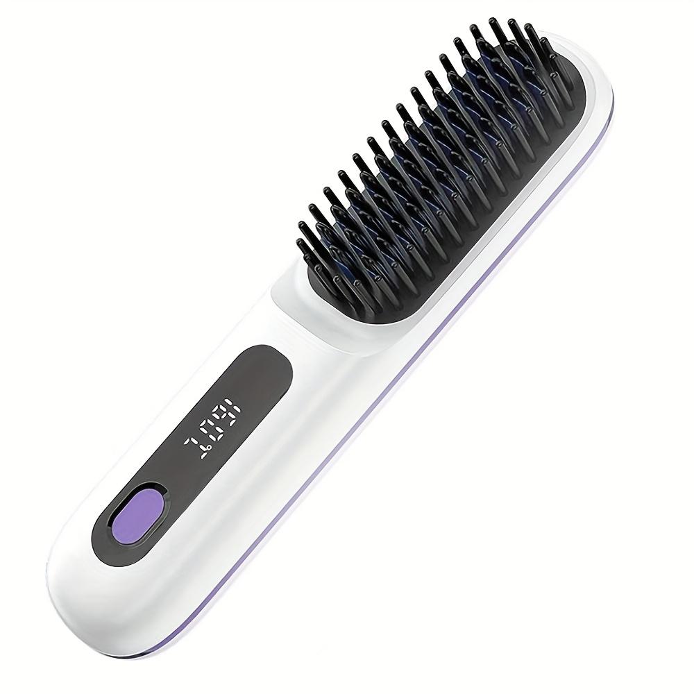 USB Wireless Household Electric Hair Straightening Comb For Both Straightening And Curling Without Damaging Hair