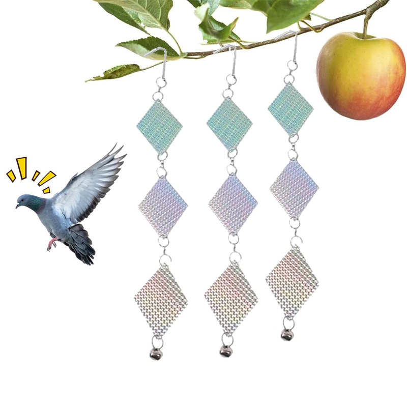 24pcs Reflective Discs,Bird Repellent Goods, Pigeon Repellent, Crow Protection, Swallow Repellent, High Intensity Double-Sided Reflective, 360 Rotation, Thicken Material