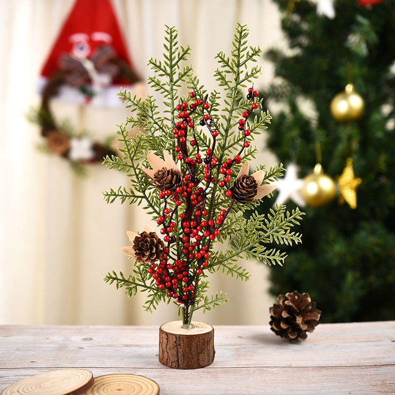 Pine blossom and red fruit