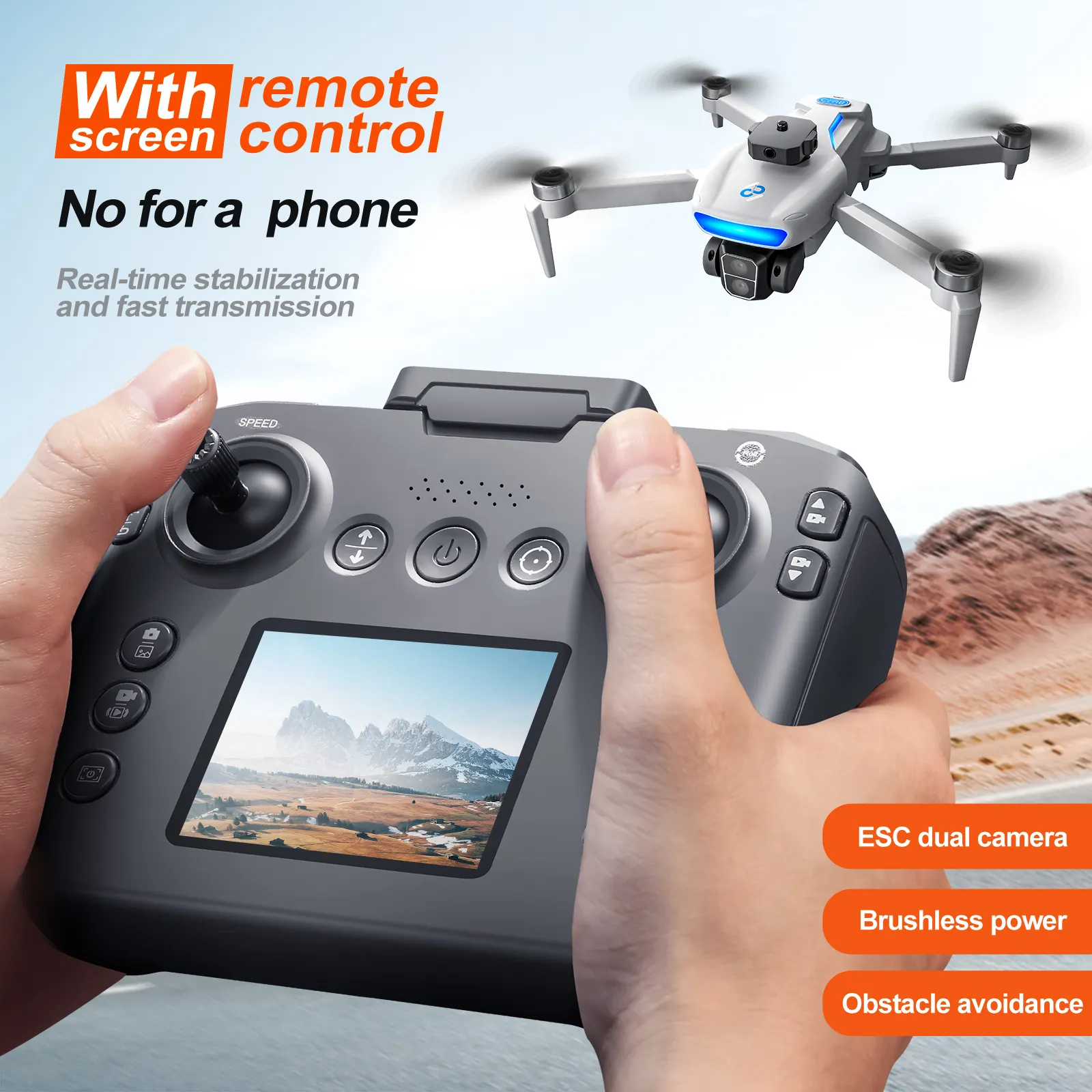 Drone S181 Brushless One-Key Return Intelligent Obstacle