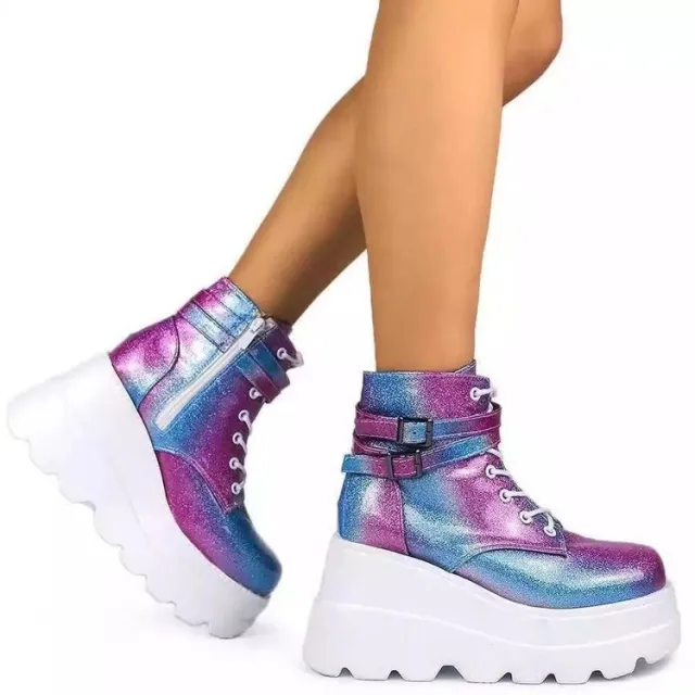 Ding Boots European And American Platform Platform Ankle Boots Fashion Women's Shoes Color 35Size - Shop at LoveMi
