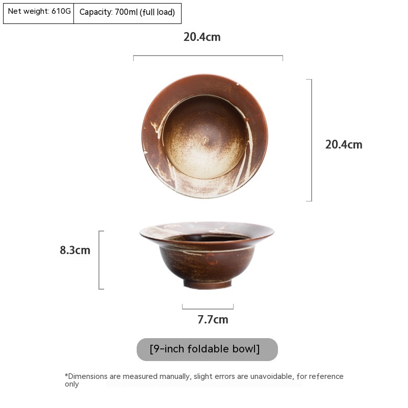 9 Inch Folding Bowl