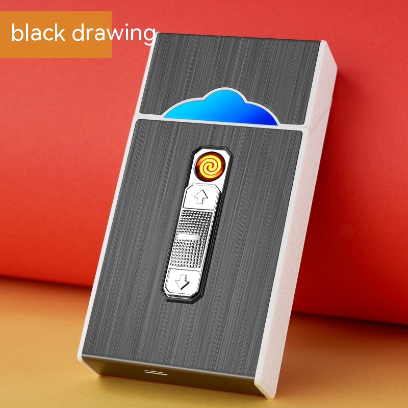 Fashion Integrated Lighter Cigarette Case - Image 3