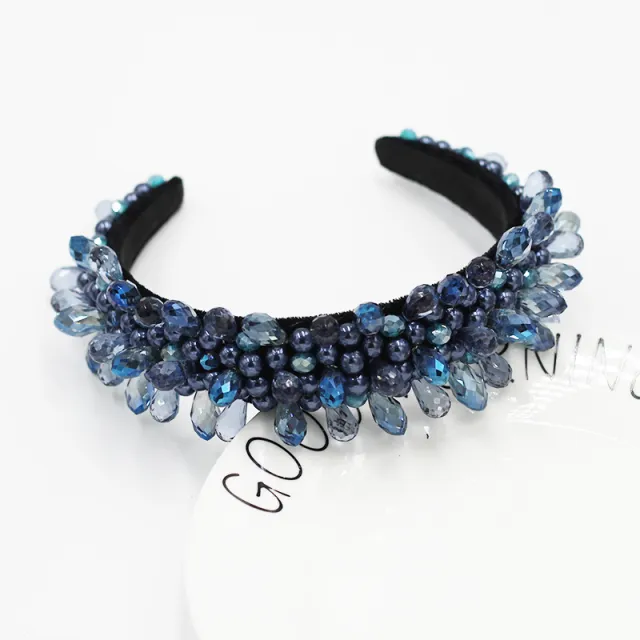 European And American Baroque Headband Blue - Shop at LoveMi