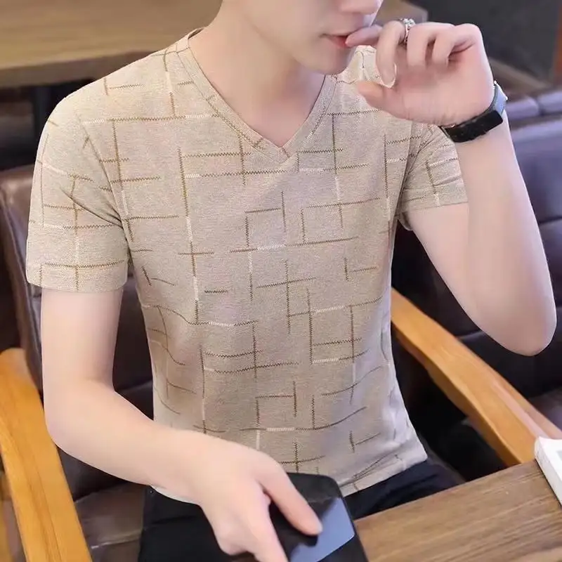 Short Sleeve T-Shirt Men's Trendy Print Casual