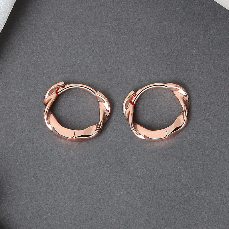 Women's Simple All Match Silver Earrings
