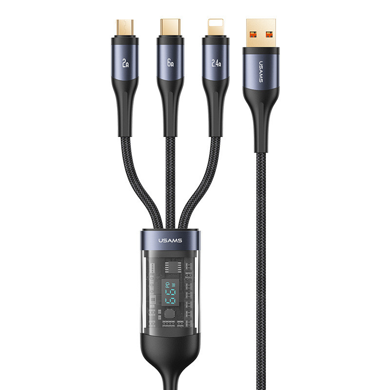 Title 3, Super Fast Charge Three-in-one Data Cable