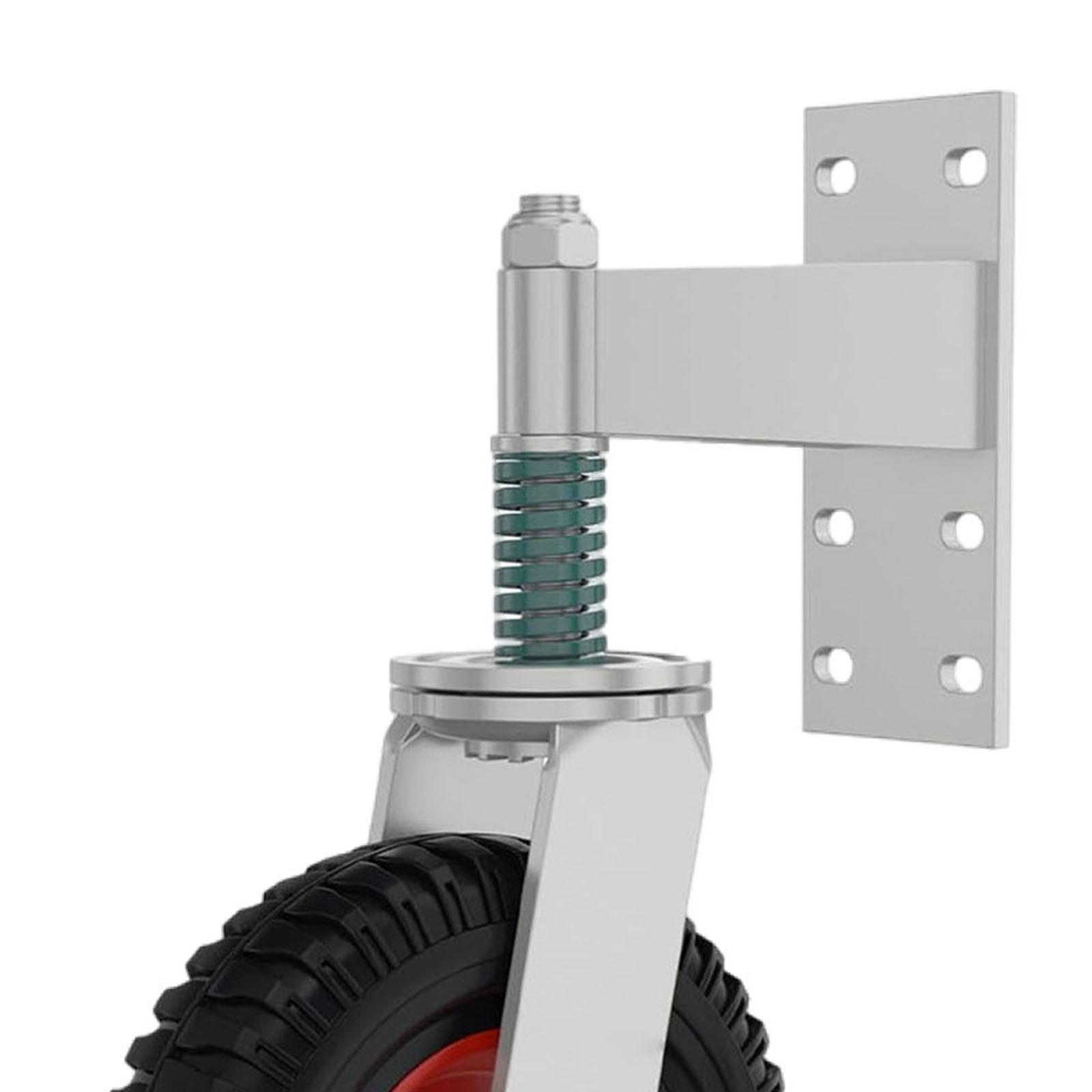 8 Inch Spring Loaded Gate Caster Heavy Duty Wheel For Metal Gates Wooden — image 4