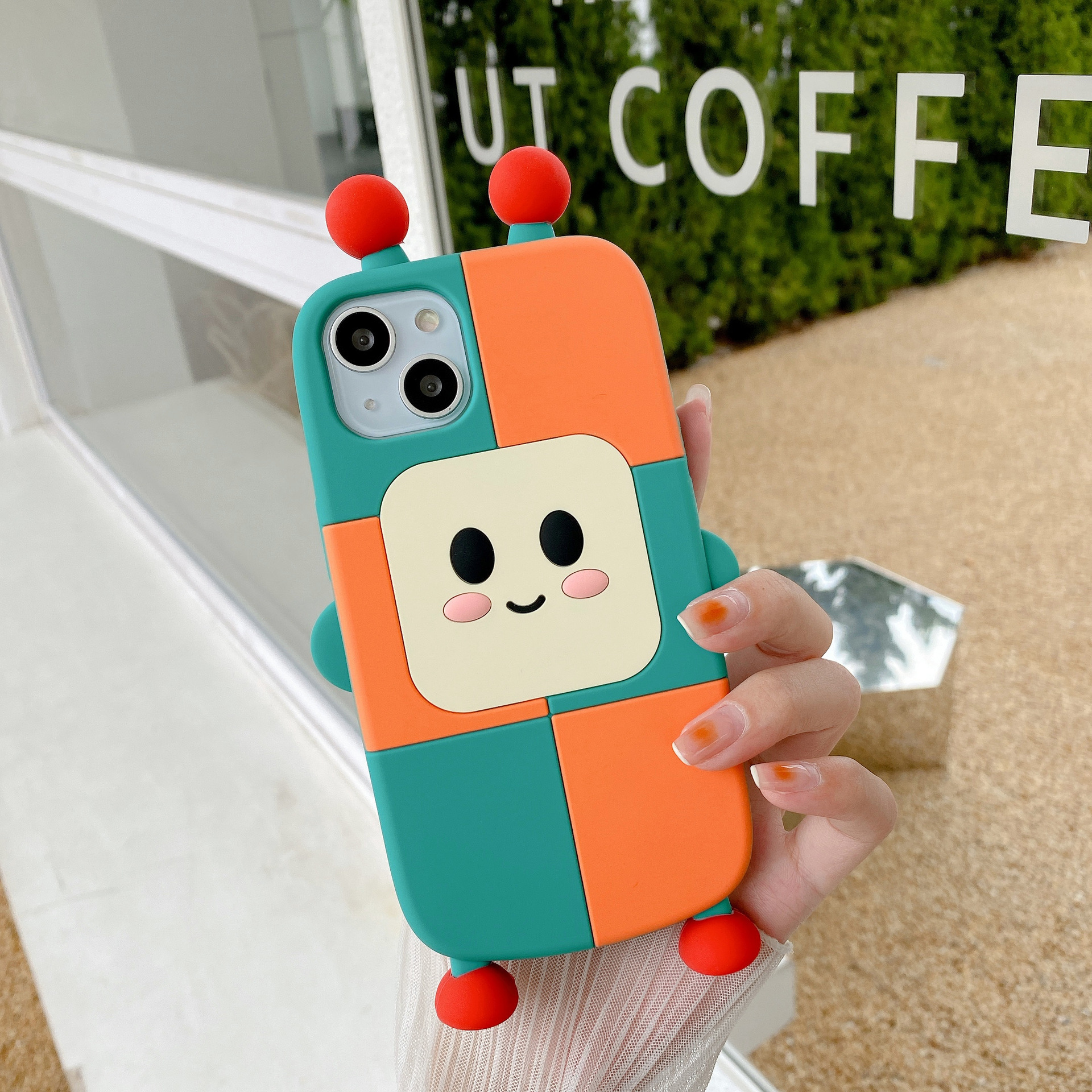 Fashion Personality Robot Silicone Phone Shell - Image 3