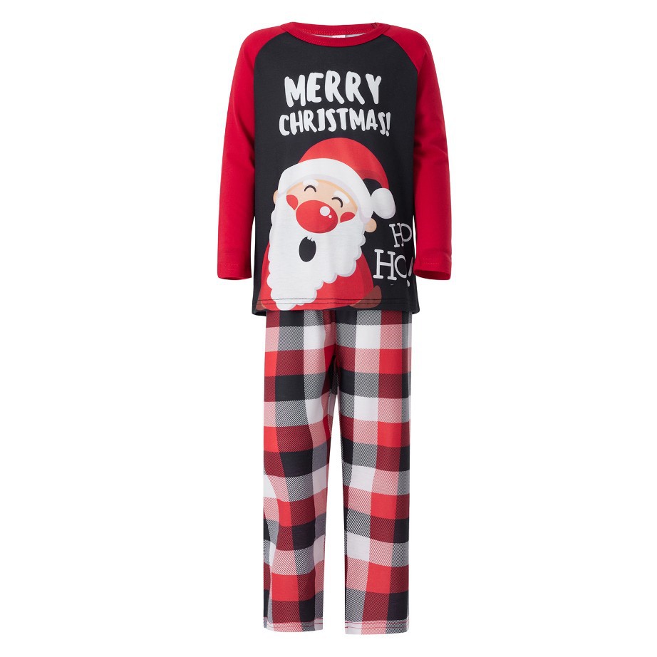 New Snowman Letters Christmas Parent child Clothing Printed Loungewear Pajamas Set Image Color - Shop at LoveMi