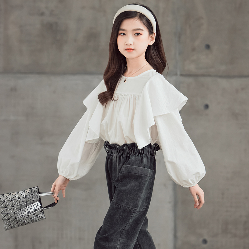 CUHK Children's Loose Spring And Autumn Parent-child Shirt