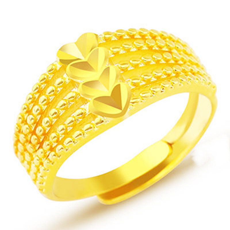 Women's Heart Music Staff Ring Exquisite, Fashionable & Bestselling Heart Open Band High... thumbnail 1