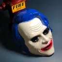 Mask Blue Hair