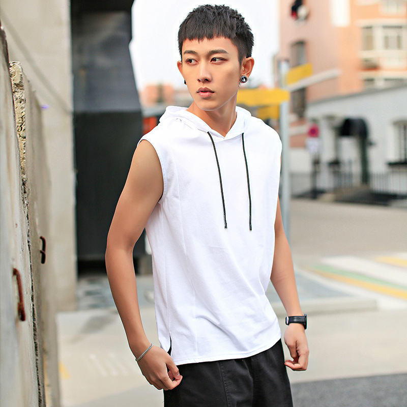 Hooded Slim Vest All-Match Clothes