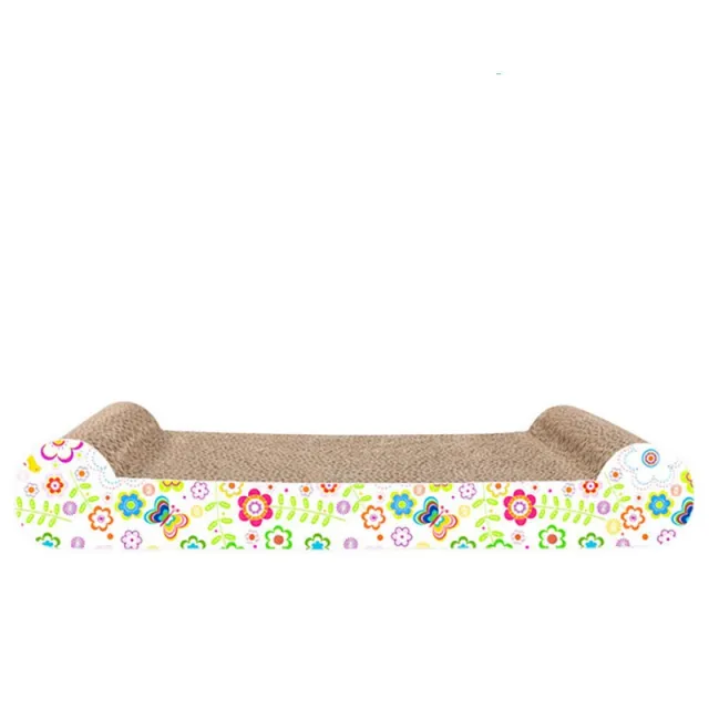 Cat Scratch Board Corrugated Paper Catnip Cat Box Wear Resistant Scratch Resistance Vertical Plate Nest Cat Scratch Pad Rub Bone Shape - Shop at LoveMi