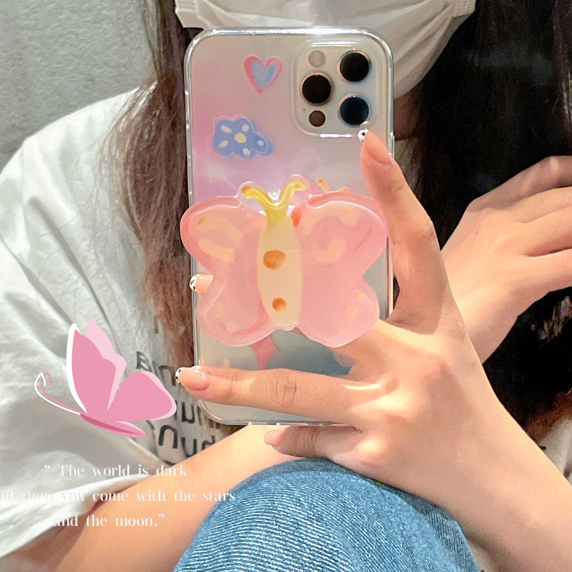 Millennium Spice Butterfly Stand Phone Case - Image 3