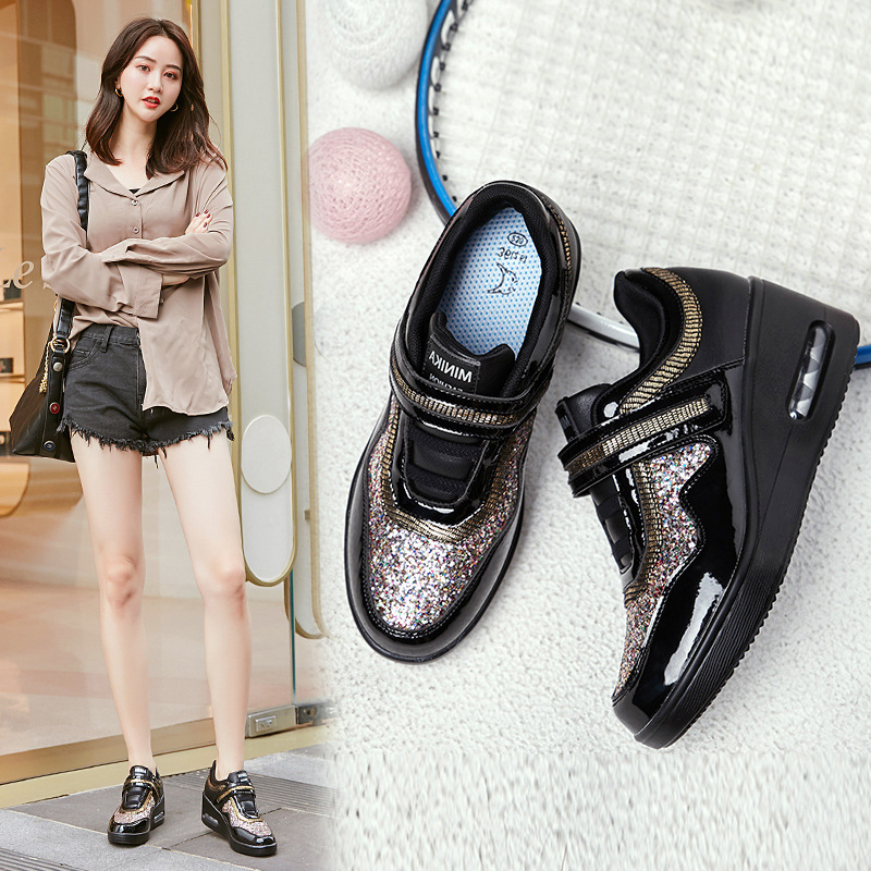 Title 6, Fall/winter slope-heeled thick-soled casual shoes