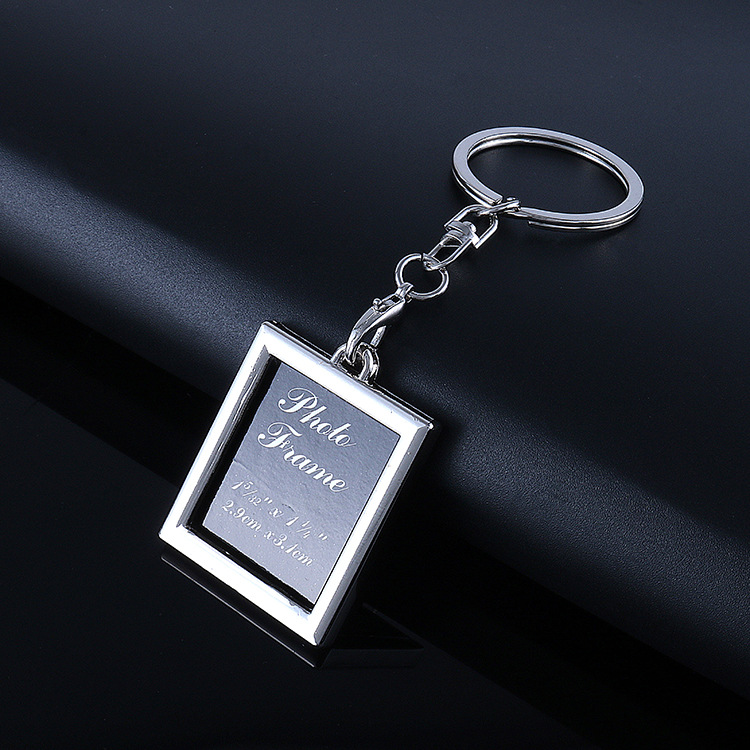 Creative And Simple Heart shaped Square Keychain Square - Shop at LoveMi