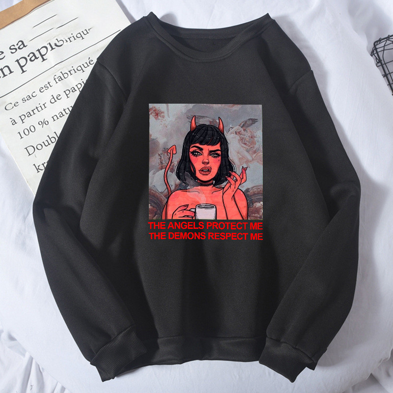 Title 2, Long sleeve plus size Harajuku retro sweater