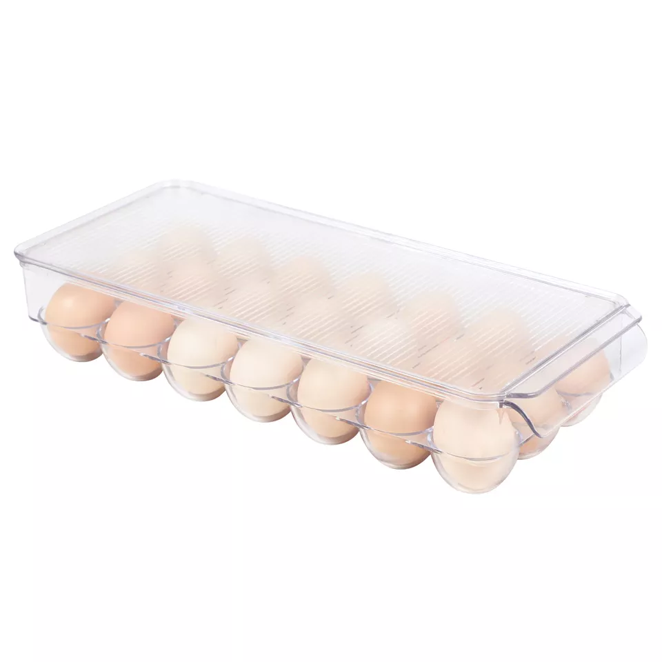 Title 4, Transparent 21 Grids Refrigerator Egg Holder Bo...