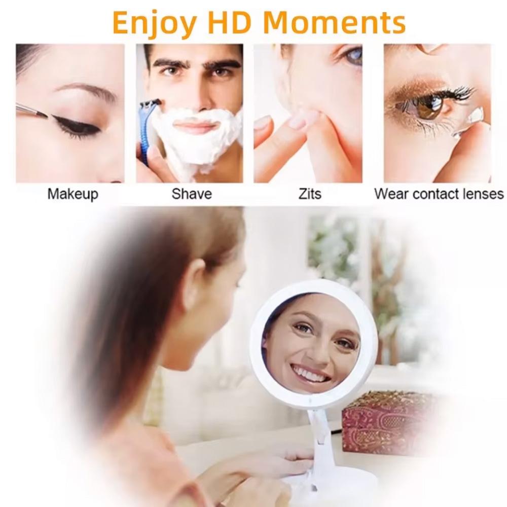 LED Illuminated Makeup Mirror, High-definition Desktop Vanity Mirror, A Must-have For Girls' Dormitories And Bedrooms. 12