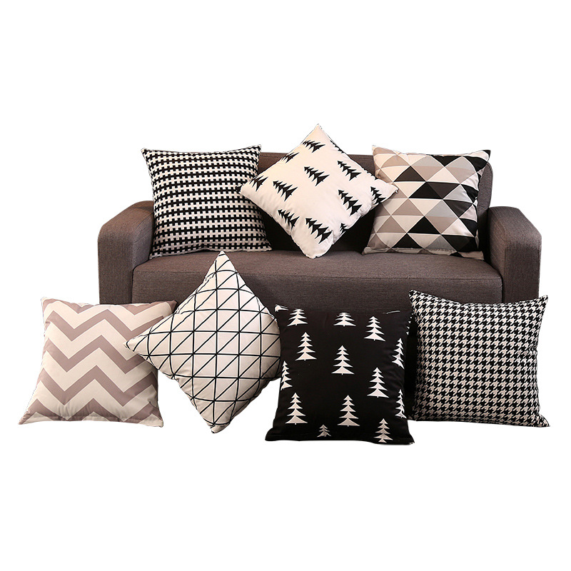 Throw Pillow Peach Skin Flannel Cushion Sofa Cushion Cushion Pillow