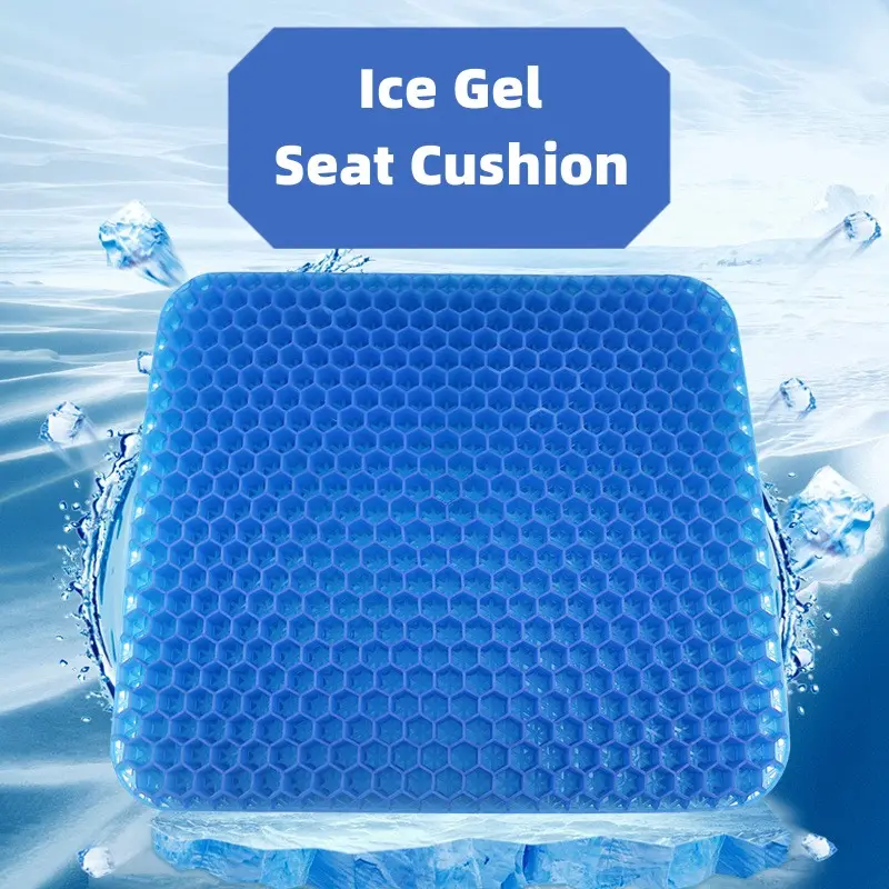 Summer Gel Seat Cushion Breathable Honeycomb Design for Pressure