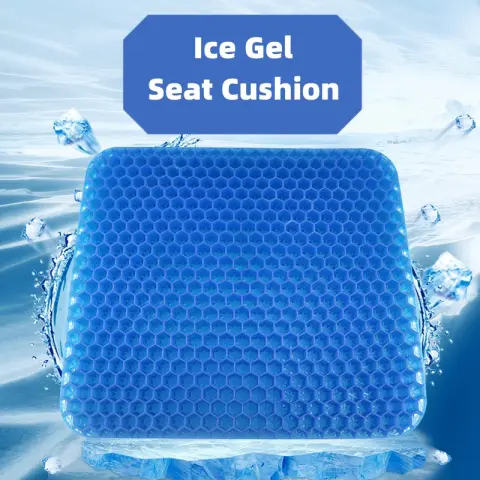 Summer Gel Seat Cushion Breathable Honeycomb Design for Pressure