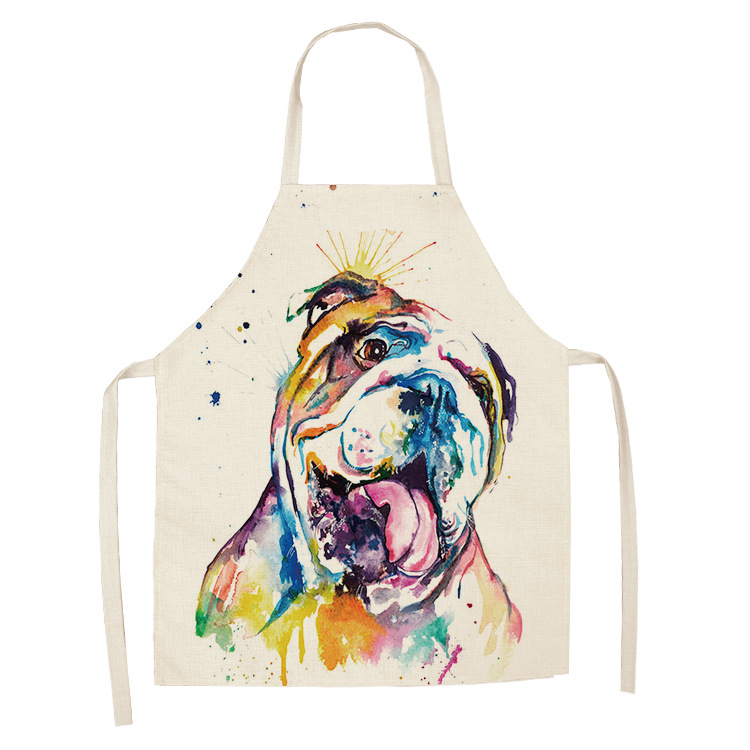 Title 15, Cotton linen cartoon dog apron