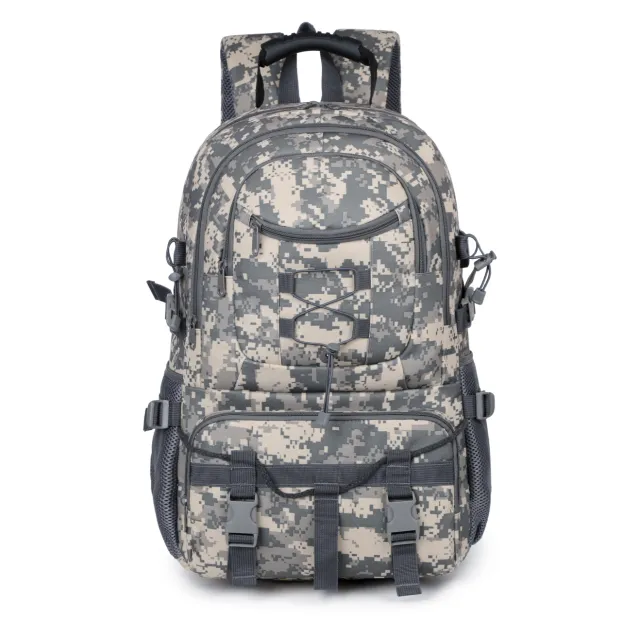 Travel Bag With Large Capacity, Trendy Backpack, Outdoor Hiking Luggage Bag, Fashionable Travel Computer Backpack, Men's Backpack Grey - Shop at LoveMi