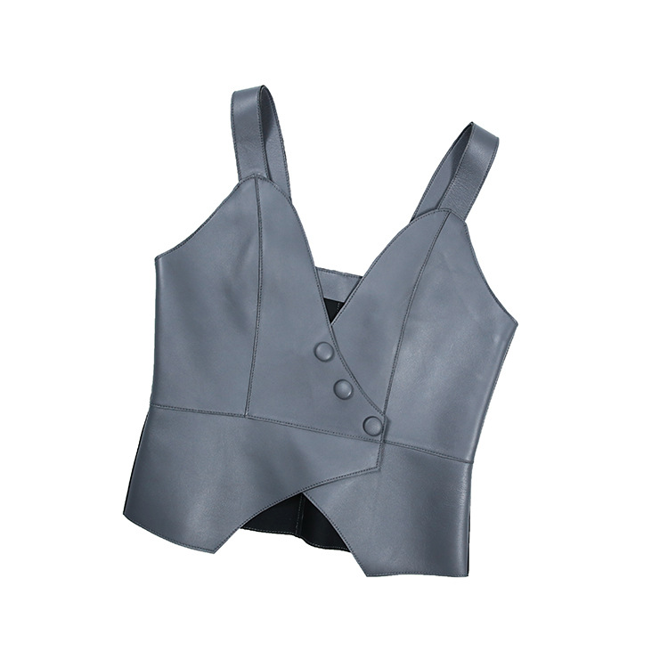 Title 2, V-neck slim small vest