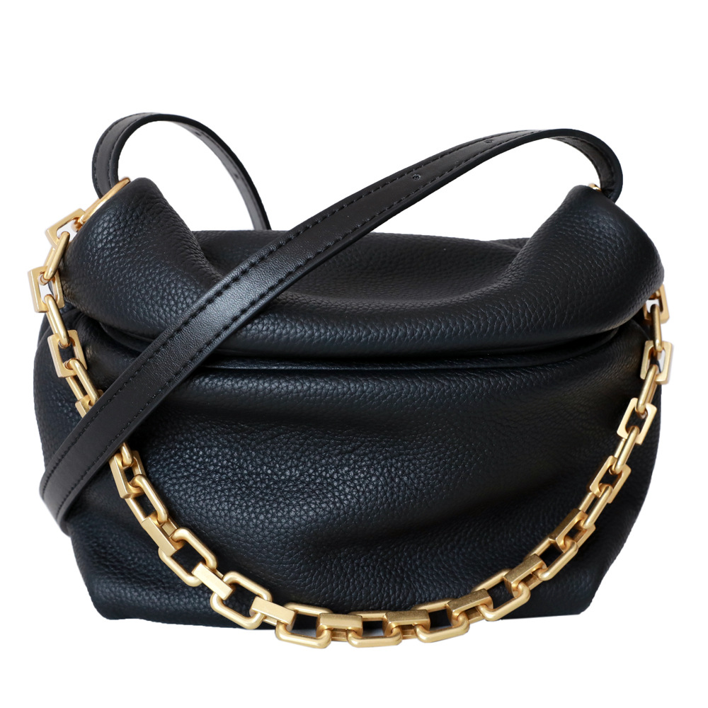 Leather Chain Messenger Bag