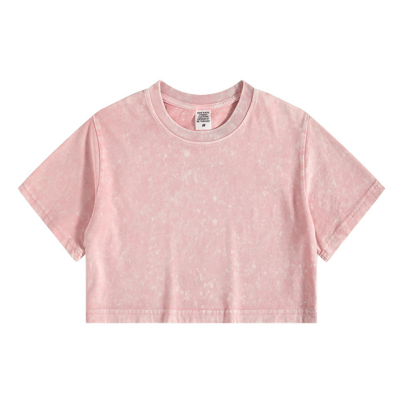 Women's Half Body T-Shirt Hip-hop Navel Sports Short Sleeves