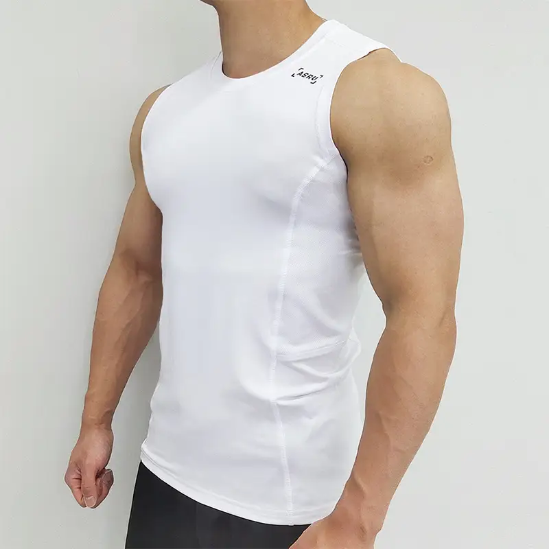 Summer Sports Round Neck Quick-drying Ice Silk Vest