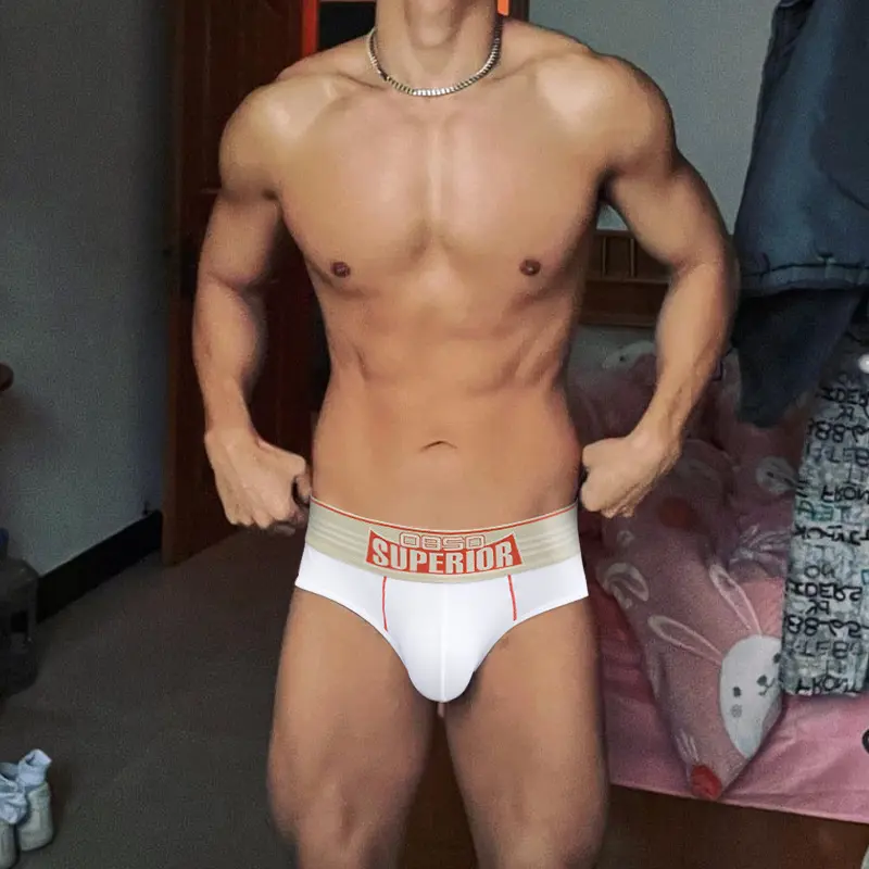 Men's Underwear Low Waist Cotton Sports Fitness