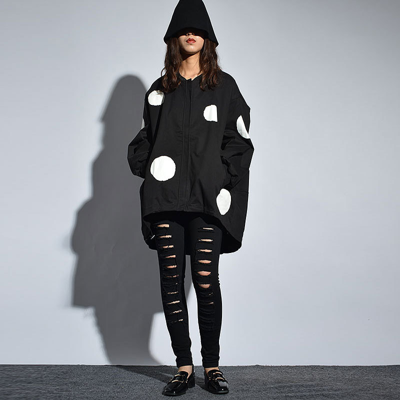 Fashion Women's Full Sleeve Loose Jacket