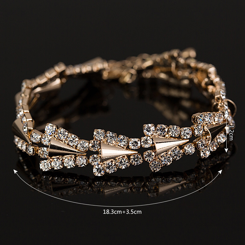 Women's Fashion Jewelry Electroplated Diamond Bracelet