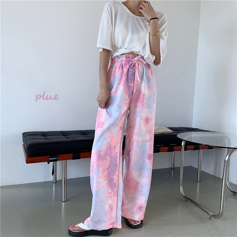 Title 3, Tie Dye Wide Leg Pants New Women