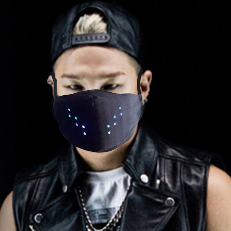 Светодиодный дисплей Светящаяся маска голосового управления Party Voice