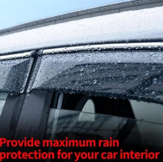 Window Air Guard Deflectors Compatible With 2007-2017 Freightliner Cascadia