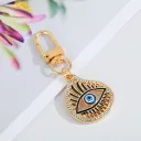 Gold Black Eyelashes Water Dro
