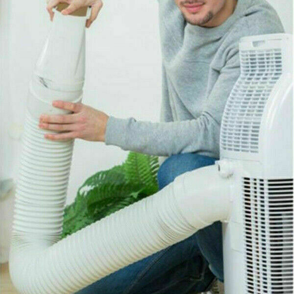 NEW 1.5M2M3M Flexible Air Conditioner Exhaust Pipe Vent Hose Duct Outlet UK