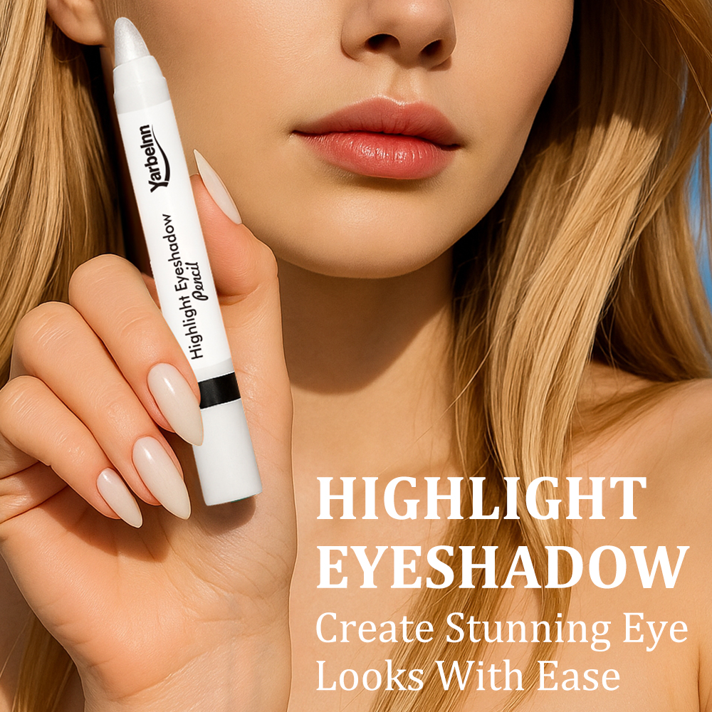 Shimmer Brightening Eye Highlighter Stick, Long Lasting Glitter Eyelid Lying Silkworm Makeup Pen, 2g