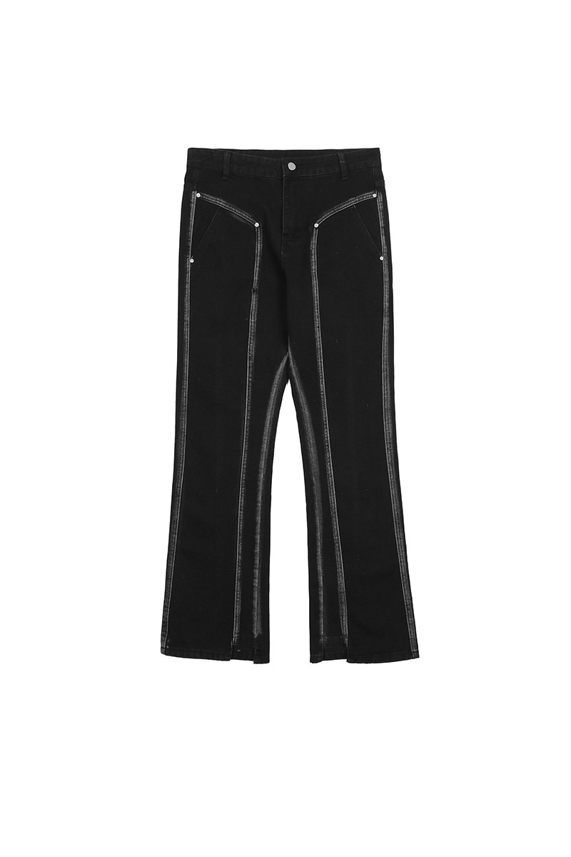 Title 7, Pantalon Droit Ample Hip Hop pour Femme Personn...